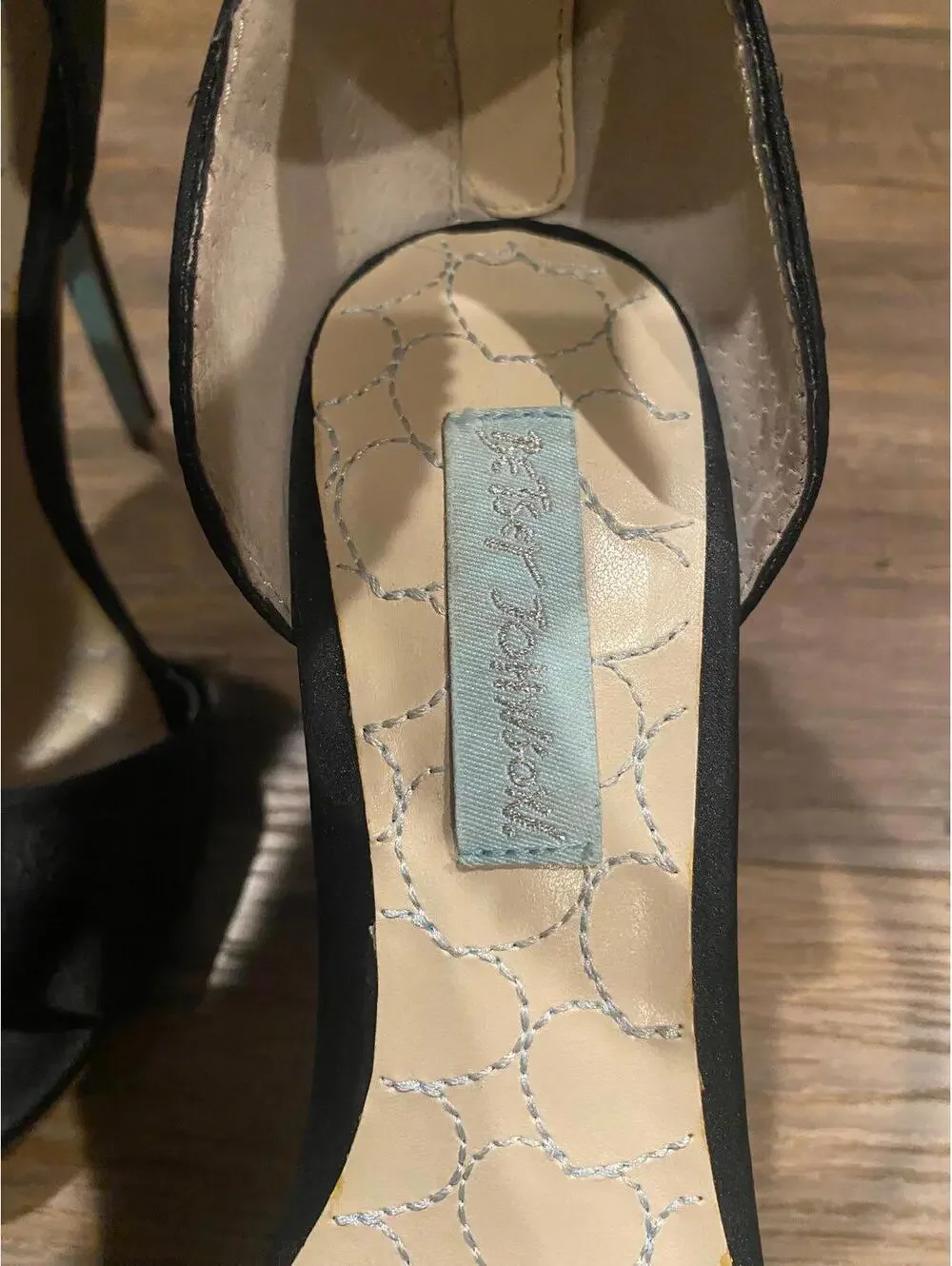 Betsey Johnson Rhinestone Heels sz 6.5